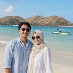 testimoni Rina & Dimas di Tanjung Aan kuta lombok