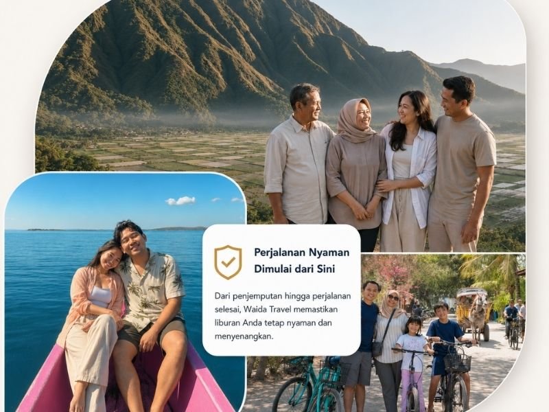 wisata pasti seru bersama waida travel lombok