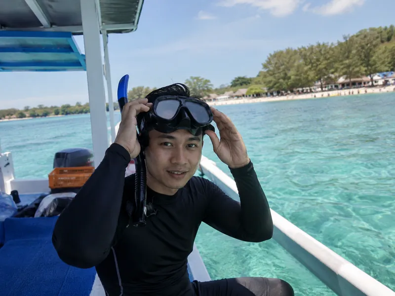 andika pratama snorkeling gili trawangan