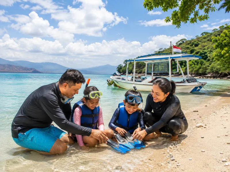 fajar hidayat keluarga snorkeling